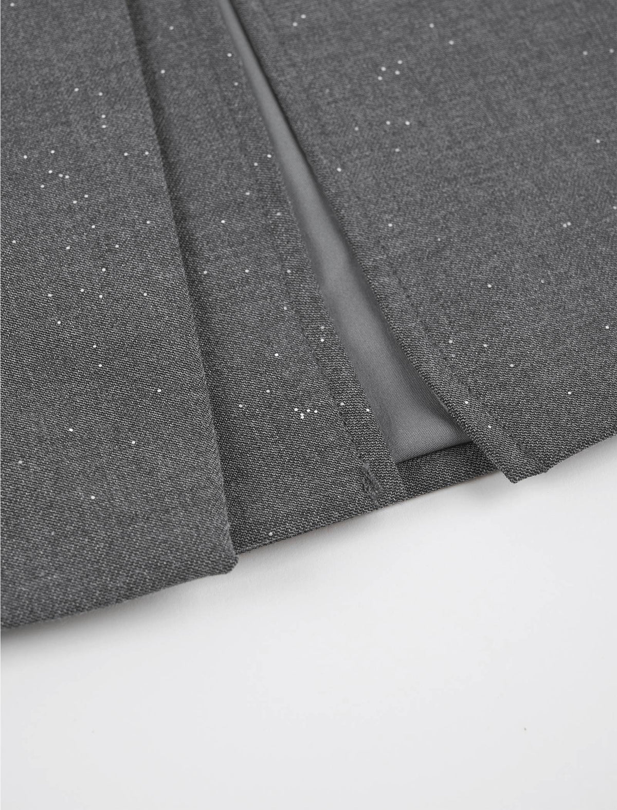 Sparkle Detail Side Slit Midi Skirt