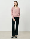 V-Neck Lace Detail Cardigan