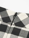 Plaid High-Waist Vintage Mini Skirt
