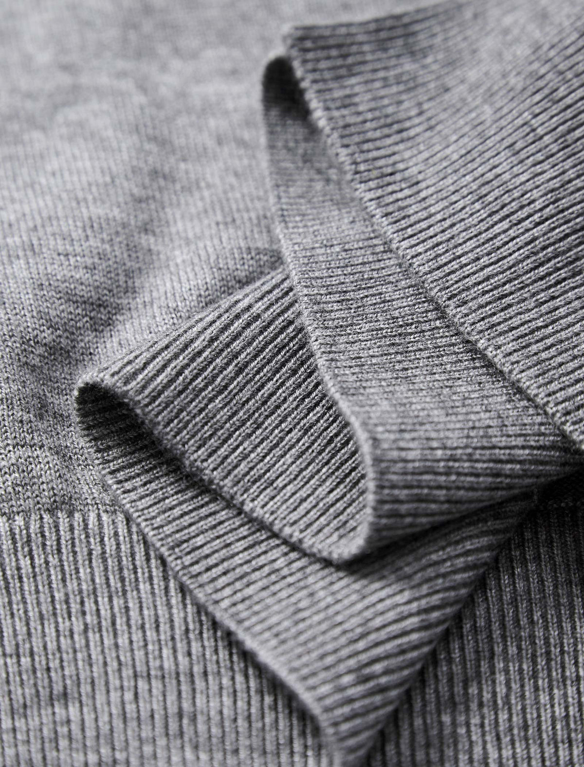 Gray Embroidered Loose Knit Cardigan