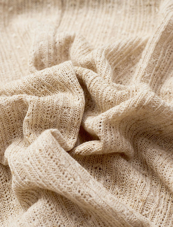 Slim Fit Long-Sleeve Lightweight Knit Top