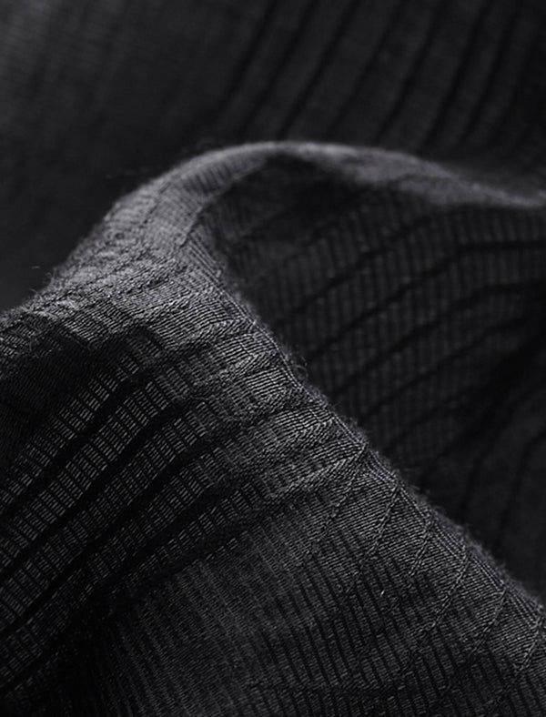 Tencel Ruched Sleeves Textured Tailored Blazer