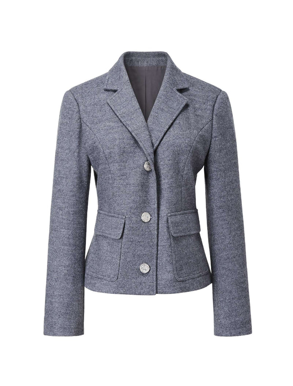 Wool Blend Blazer