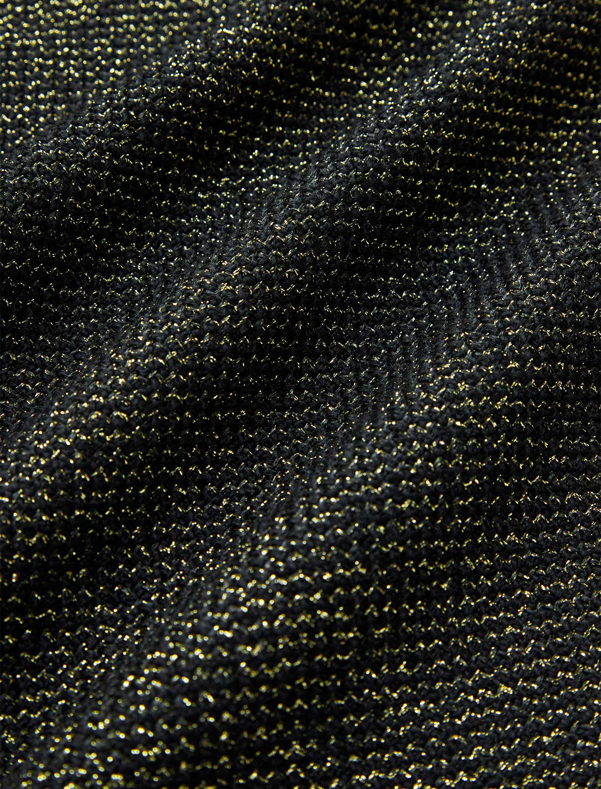 Black Tweed Wool-Blend Ruffle Hem Sleeveless Shift Dress