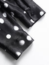 Polka Dot V-Neck Blouse