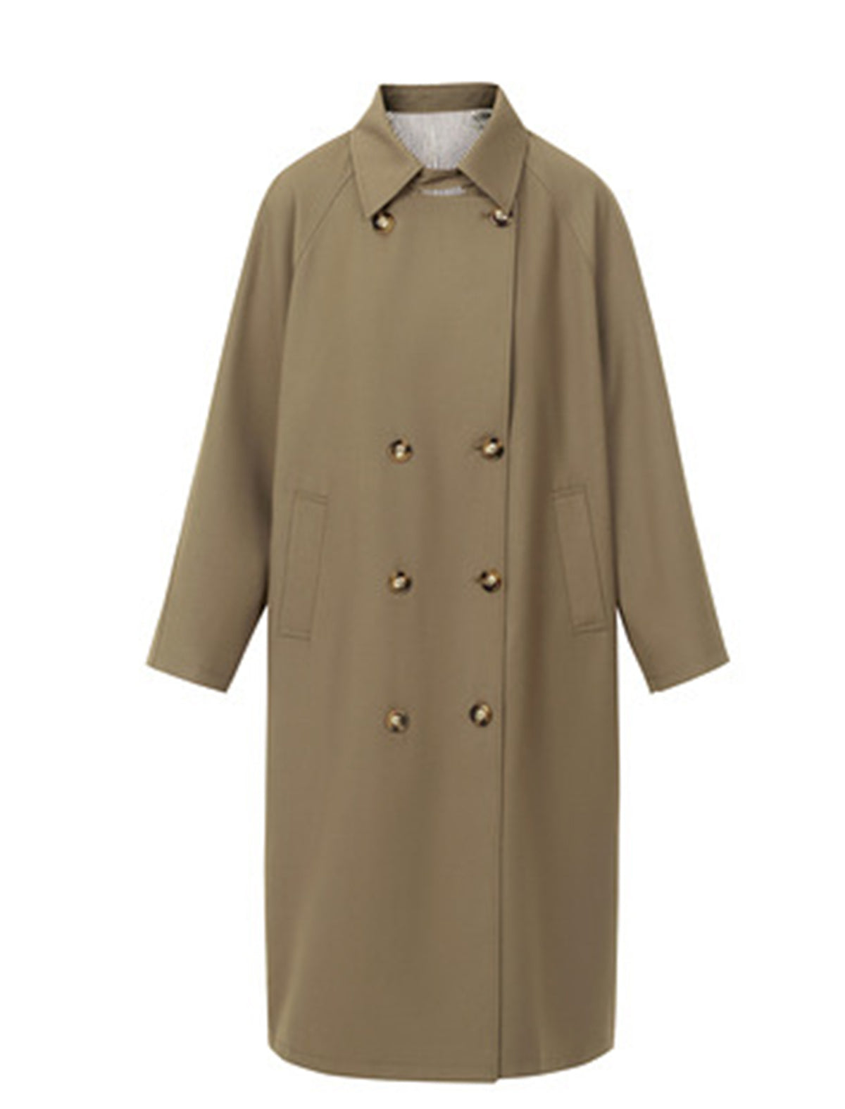 Double-Breasted Relaxed Fit Trench Coat