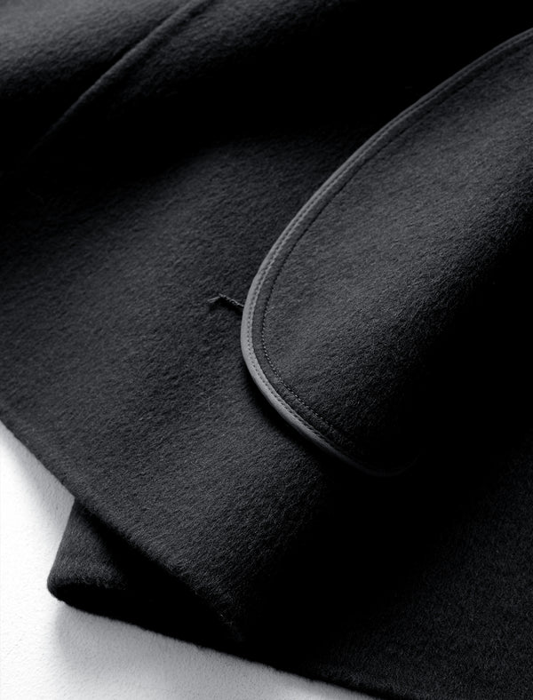 Charcoal Grey Wool Blend Coats