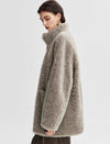 100% Wool Teddy Coat