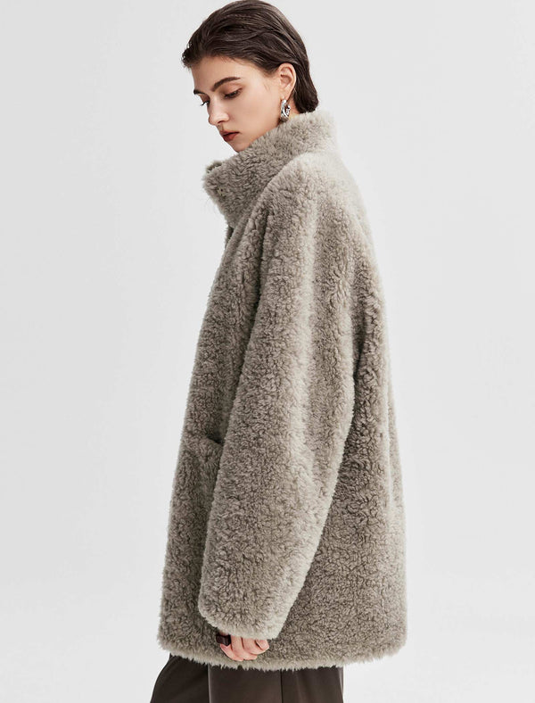 100% Wool Teddy Coat