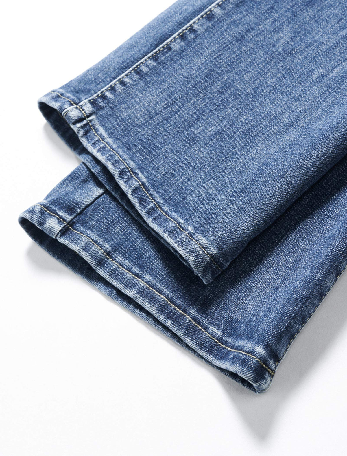 Straight-Leg Cropped Jeans