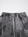 Satin Tie-Dye Midi Skirt