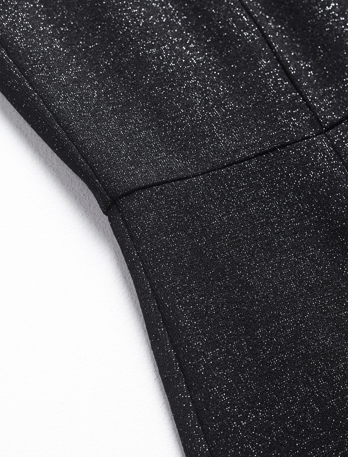 Chain Neckline Sparkle Midi Dress