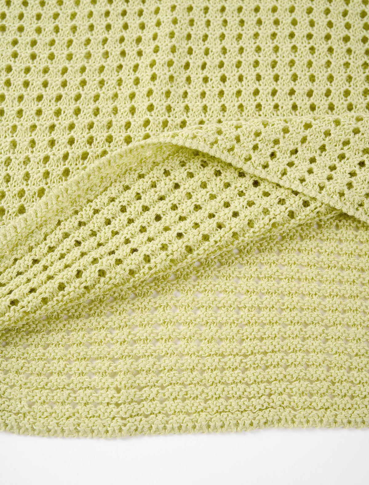 Crochet Short Sleeve Knit Top