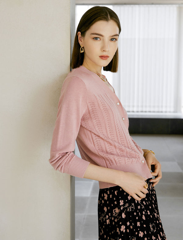 Classic Button Down Knit Cardigan