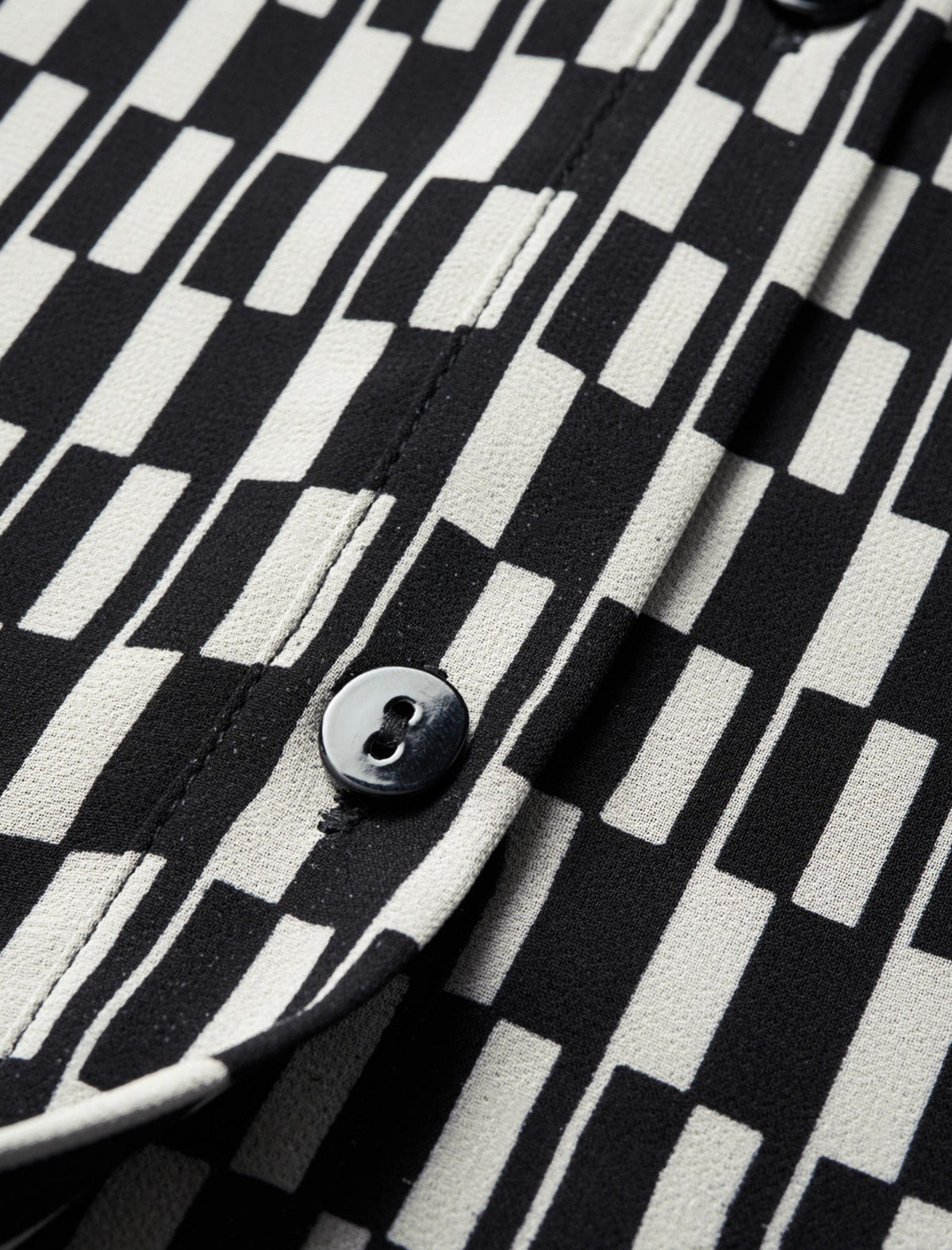 Checkered Button Up Blouse