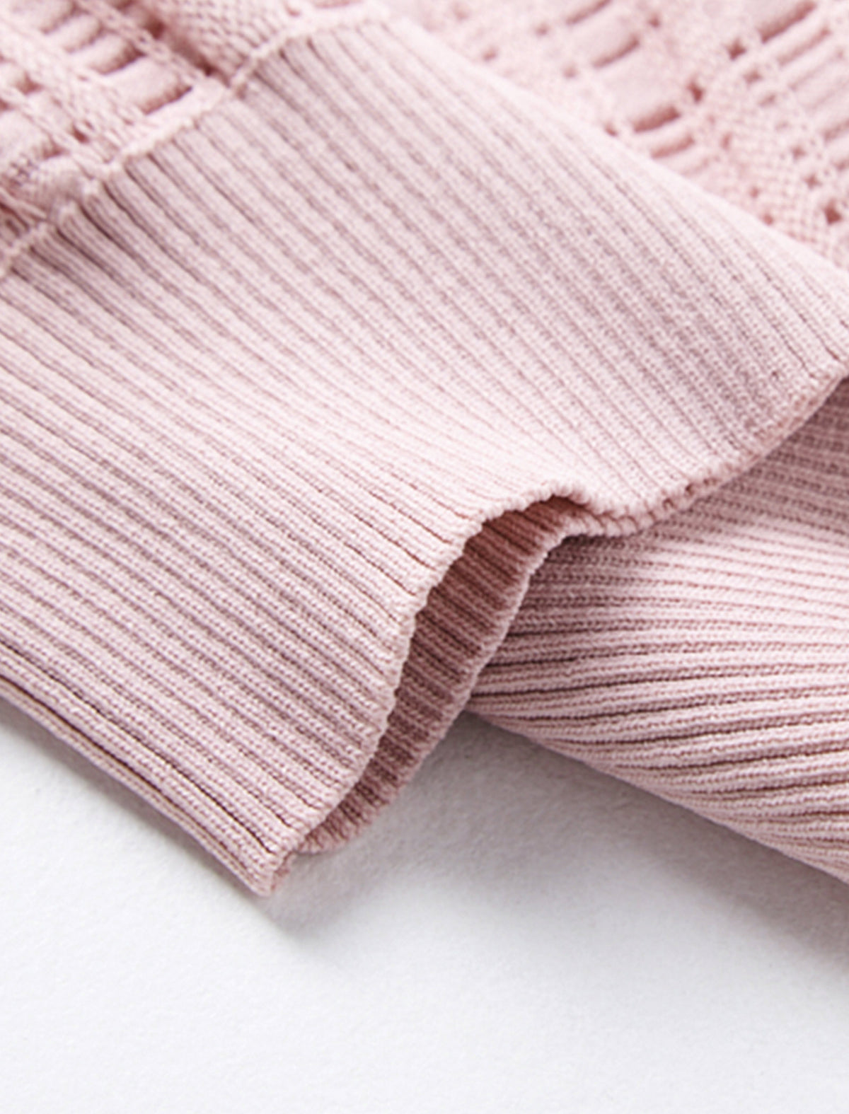 Textured Knit Round Neck Top