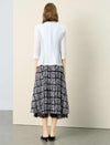 3/4 Sleeve Button-Front Blazer