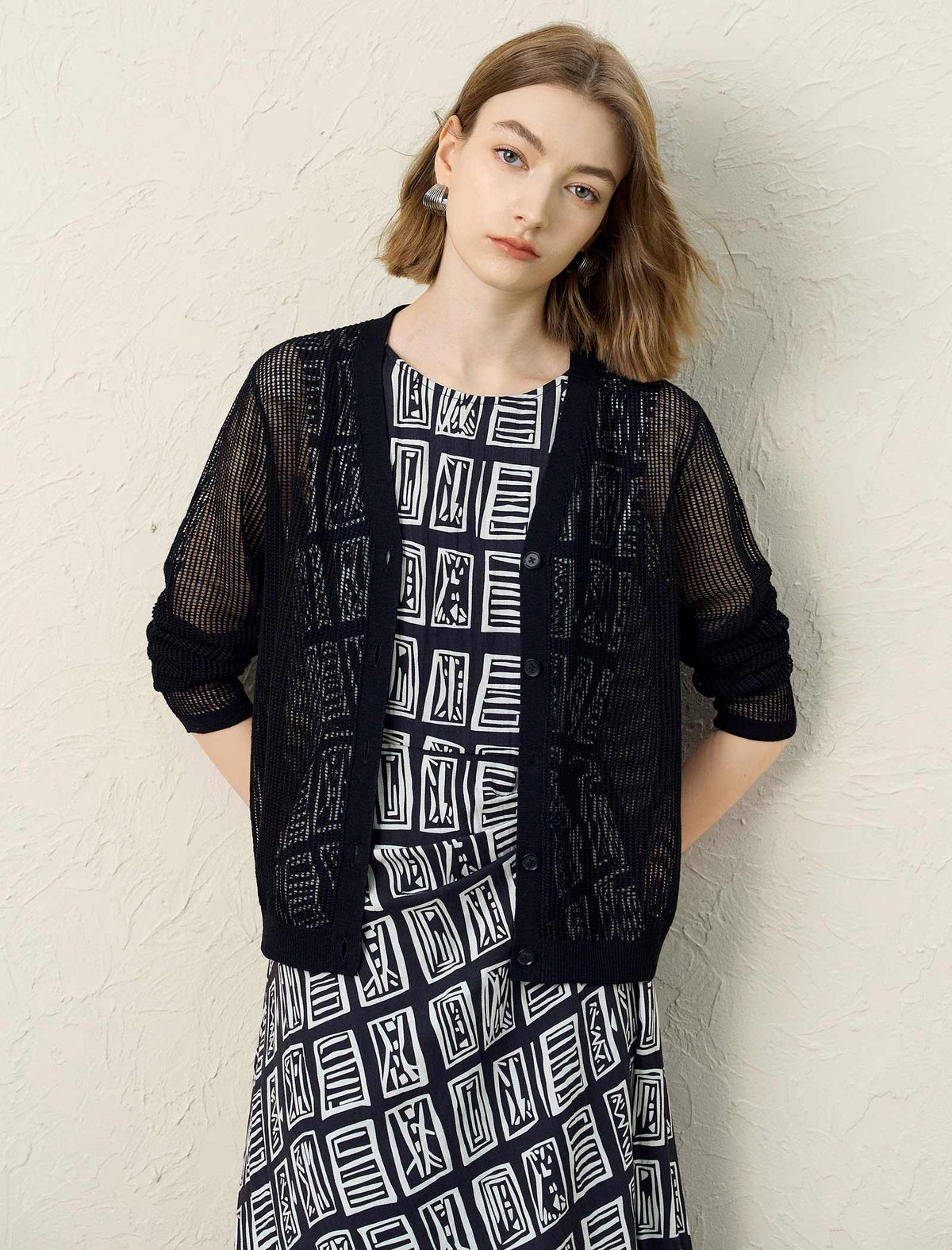 Tencel Linen Blend Lightweight Cardigan