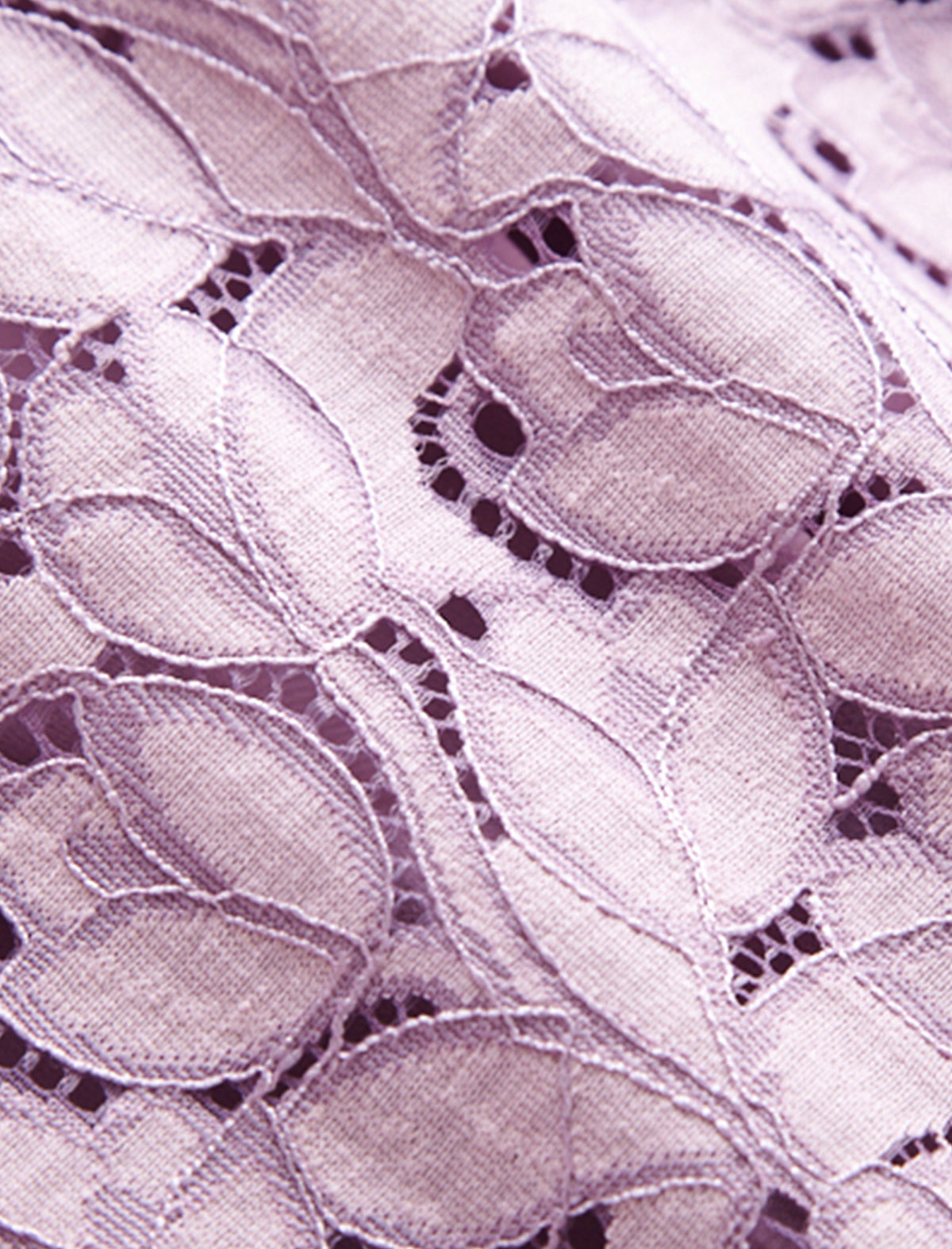 Lilac Lace Mermaid-Hem Dress