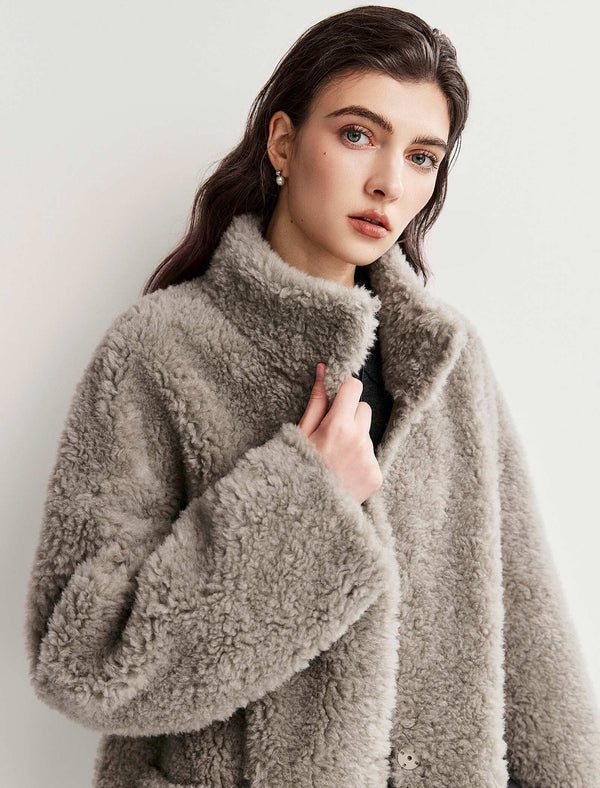 100% Wool Teddy Coat
