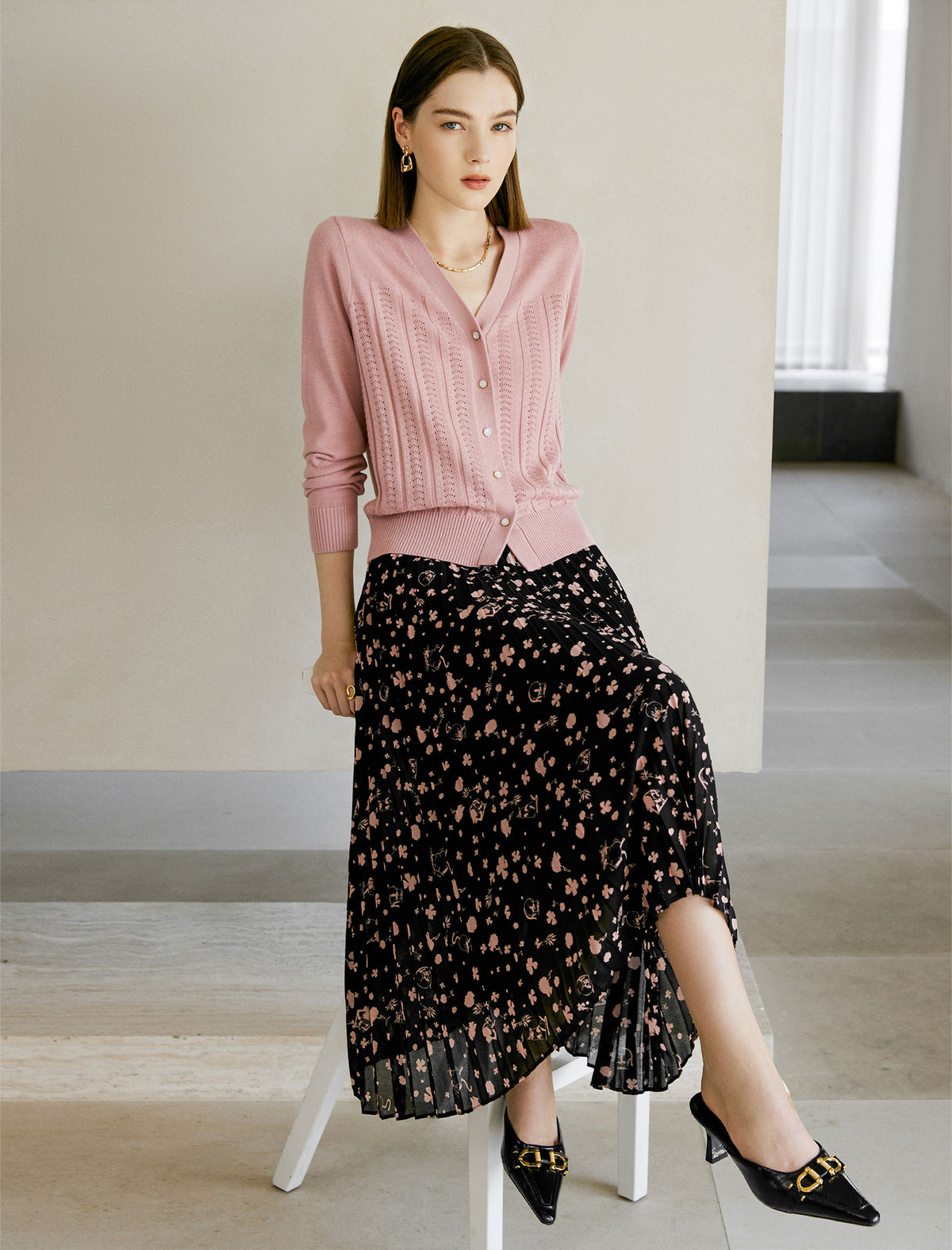 Classic Button Down Knit Cardigan