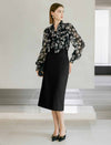 High-Waisted Pencil Skirt