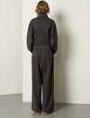 Heathered Wool-Blend Zip-Up Tracksuit Set