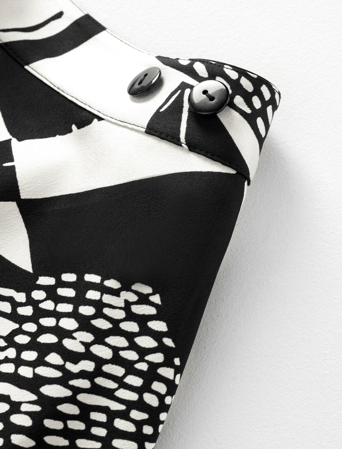 Reversible Geometric Print Mesh Detail Midi Skirt