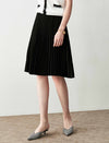 Elegant Pleated A-Line Skirt
