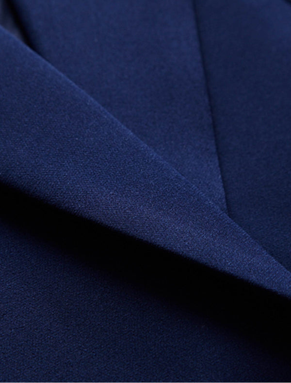 Classic Single Button Tailored Blazer