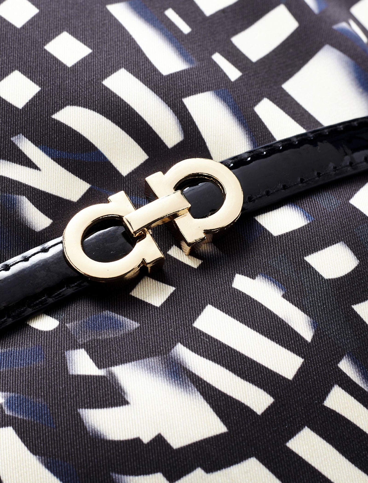 Geometric Print Sleeveless Midi Dress