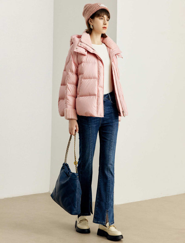 Sherpa Trim Down Jacket