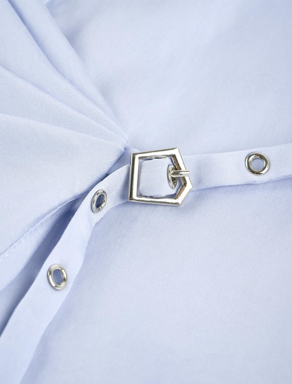 Tencel Wrap-Tie Shirt