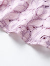 Lilac Lace Mermaid-Hem Dress