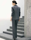 High Waist Wide Leg Full Length Trousers