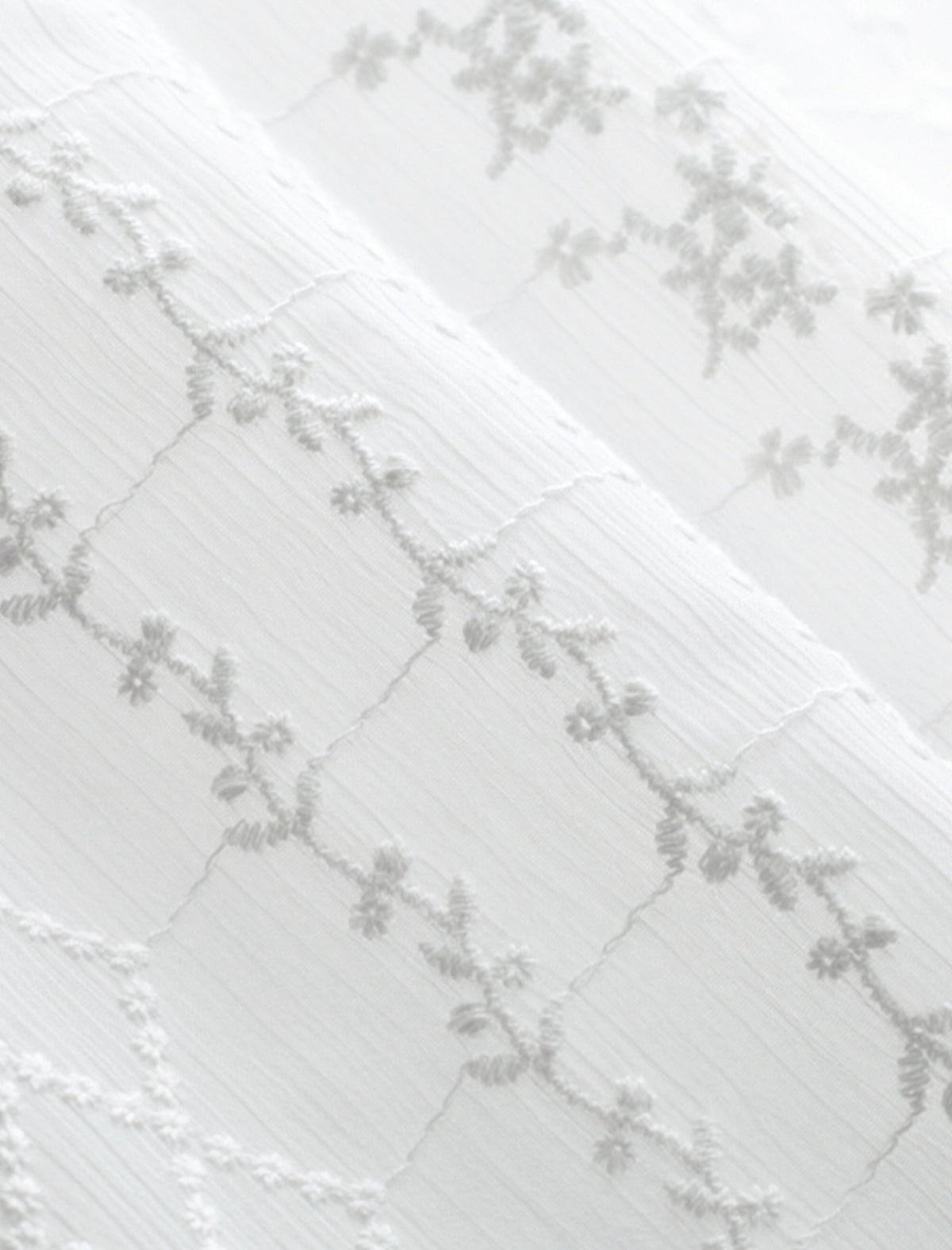 Lace Round Neck Button Front Blouse