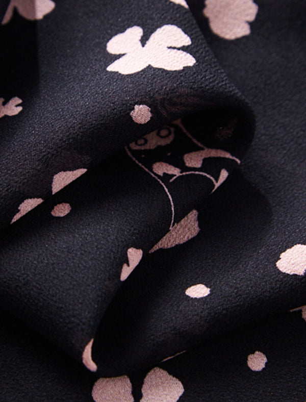 Floral Wrap Midi Dress