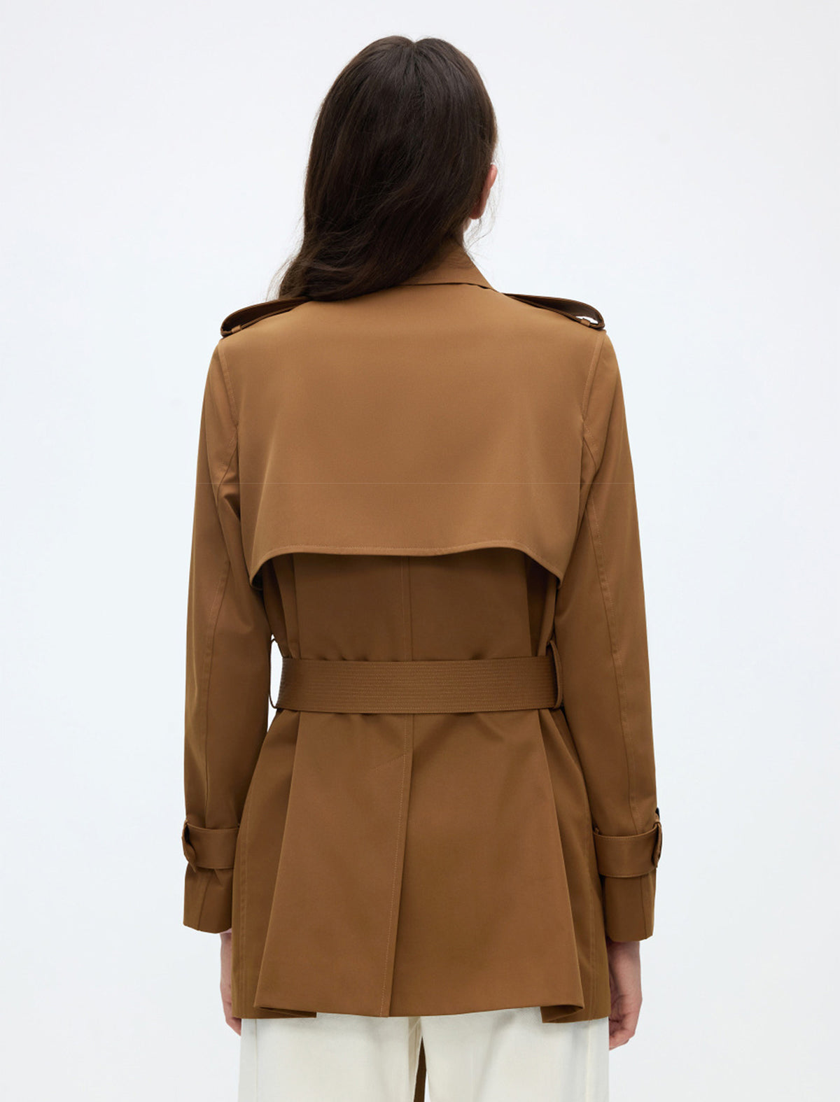 Classic Double-Breasted Trench Coat