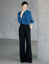 Pure Wool High Waist Wide Leg Pants