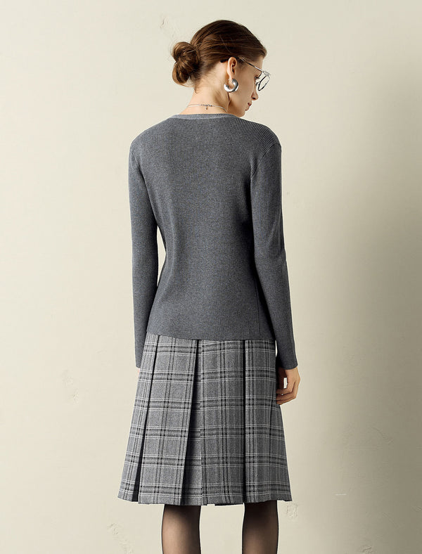 Minimalist Slim Fit Knit Cardigan