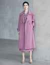 Double Breasted Midi Trench Coat with Waist Belt