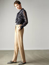 High‑Rise Tapered Dress Trousers