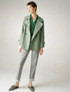 Long Sleeve Double-Breasted Relaxed Trench Coat