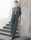 Notched Lapel Single Button Tailored Blazer