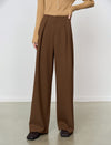 High Waist Wide‑Leg Long Trousers