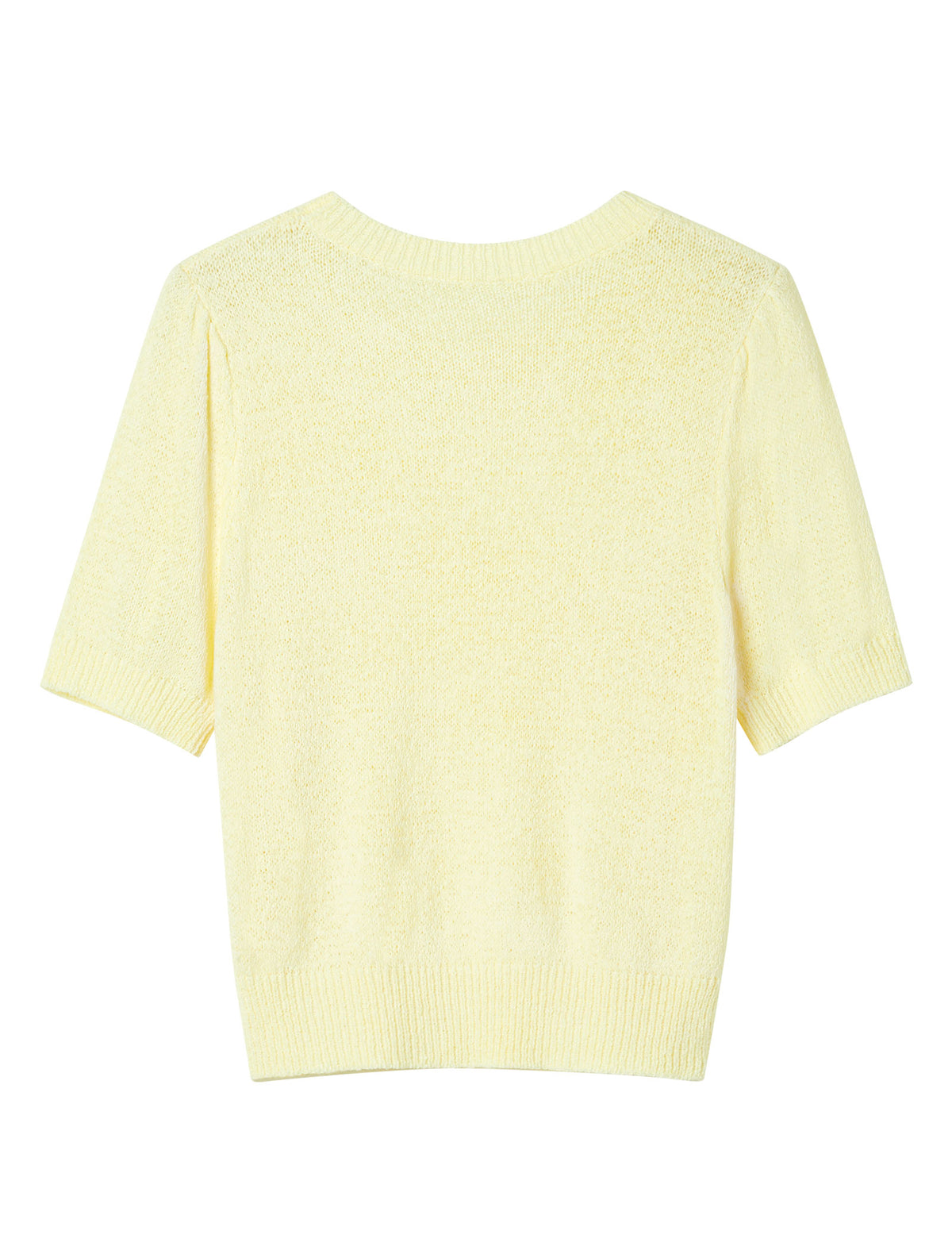 3D Butterfly Embroidered Knit Top