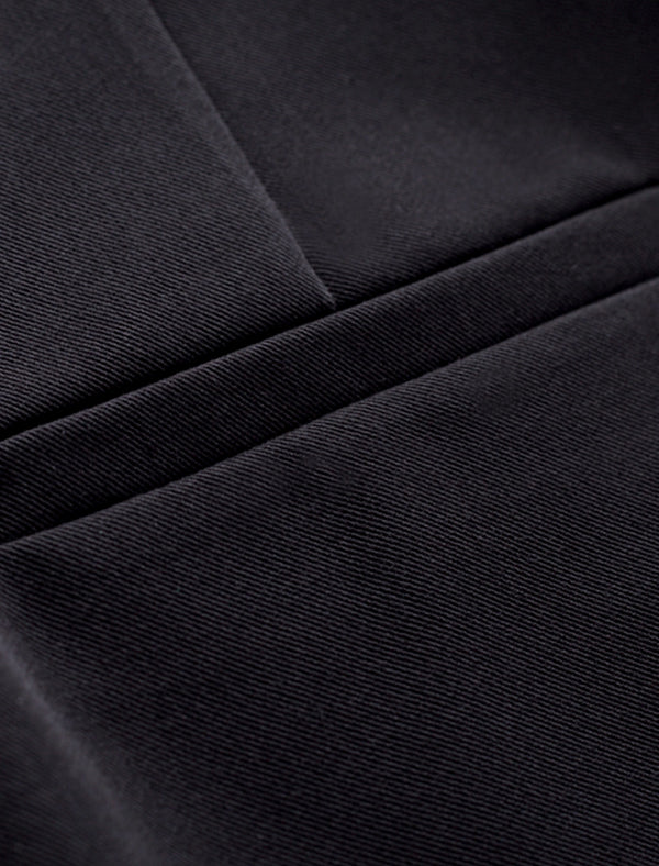 Classic Black Wide-Leg Pants