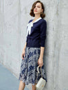 Plaid Print A-Line Skirt