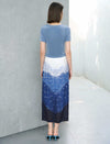 Velvet Cowl Neck Short Sleeve Top