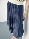 Minimal Pleated A-Line Skirt